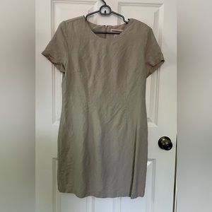 Tan sheath dress size 12